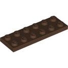 LEGO Braun Platte 2 x 6 (3795)