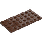 LEGO Brun Plade 4 x 8 (3035)