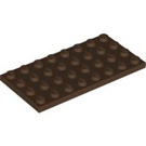 LEGO marron assiette 4 x 8 (3035)