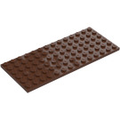 LEGO Brown Plate 6 x 14 (3456)