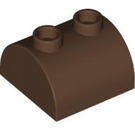 LEGO Brown Slope 2 x 2 Curved with 2 Studs on Top (30165)