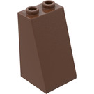 LEGO Brown Slope 2 x 2 x 3 (75°) Hollow Studs, Rough Surface (3684 / 30499)