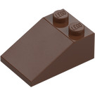 LEGO Brown Slope 2 x 3 (25°) with Rough Surface (3298)