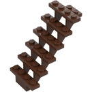 LEGO Brown Staircase 7 x 4 x 6 Open (30134)