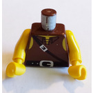 LEGO Braun Torso mit Dark Forestman Shirt (973)