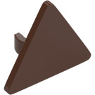 LEGO Brown Triangular Sign with Split Clip (30259 / 39728)