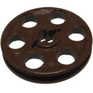 LEGO Brown Wedge Belt Wheel (4185 / 49750)