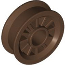 LEGO Marron Roue Centre Spoked Petit (30155)