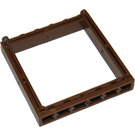 LEGO Brown Window Frame 1 x 6 x 5