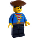 LEGO Bucaneer Pirate with Blue Jacket and Eyepatch Minifigure
