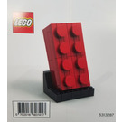 LEGO Buildable 2 x 4 Red Brick 5006085 Byggeinstruksjoner