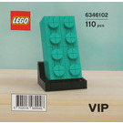 LEGO Buildable 2x4 Teal Brique 6346102 Instructions