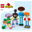 LEGO Buildable People with Big Emotions Set 10423 Instructions