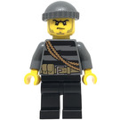 LEGO Burglar med Striped Tröja Minifigur