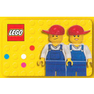 LEGO Business Card with 2 Minifigs on Back