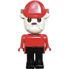 LEGO Buster Bulldog with Fire Helmet Fabuland Figure