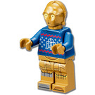LEGO C-3PO in Blue Pullover with R2-D2 Minifigure