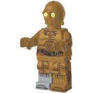 LEGO C-3PO with Printed Legs, Toes and Arms with Gray Foot Minifigure