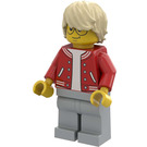 LEGO Kamera Mand med Rød Letterman Jakke Minifigur