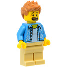 LEGO Camera Operator met Spiky Haar Minifiguur