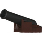 LEGO Cannon with Reddish Brown Base
