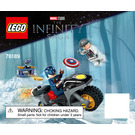 LEGO Captain America and Hydra Face-Off 76189 Instructies