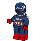 LEGO Kaptajn America (Sam Wilson) Minifigur