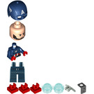 LEGO Kapten America med Jet Pack Minifigur