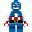 LEGO Kapitän America mit Kurze Beine Minifigur