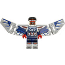 LEGO Kaptajn America med Vinger Minifigur