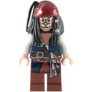 LEGO Captain Jack Sparrow with Vest and Bandana with Cannibal Art Minifigure