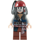 LEGO Captain Jack Sparrow with Vest and Skeleton Face Minifigure