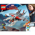 LEGO Captain Marvel and The Skrull Attack Set 76127 Instructions