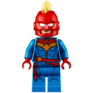 LEGO Kapitein Marvel met Mohawk Helm Minifiguur