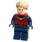 LEGO Kapten Marvel med Brungul Hår Tillbaka svept Minifigur