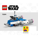 LEGO Captain Rex Y-wing Microfighter  Set 75391 Instructions