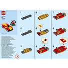 LEGO Car and petrol pump 40277 Instrukce