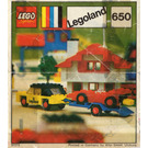 LEGO Auto mit trailer und racing Auto 650-1 Instructions