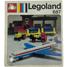 LEGO Caravelle Aeroplane 687 Anweisungen