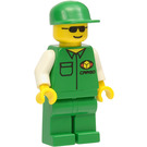 LEGO Cargo Hankøn, Grøn Påklædning Minifigur