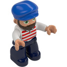 LEGO Cargo Treno Worker Figura Duplo