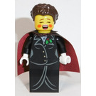 LEGO Carol singer, Female - Gold Buttons and Holly Lapel Pin Minifigure