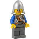 LEGO Castle Knight with Blue Arms and Knights Helmet Minifigure