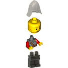 LEGO Kasteel Ridder met Rood Armen en Knights Helm Minifiguur