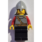 LEGO Castle Knight with Red Arms and Knights Helmet Minifigure