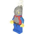 LEGO Hrad Rytíř s Bílá Chochol Minifigurka