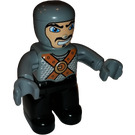 LEGO Castle Man met Belts Aan Chest Duplo Figuur