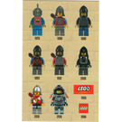 LEGO Castle Postcard with Stickers