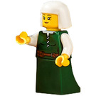 LEGO Castle Woman with Dark Green Dress Minifigure