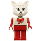 LEGO Catherine Cat with Red Bow Fabuland Figure